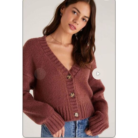 Z Supply mulberry cardigan size large - Picture 3 of 11